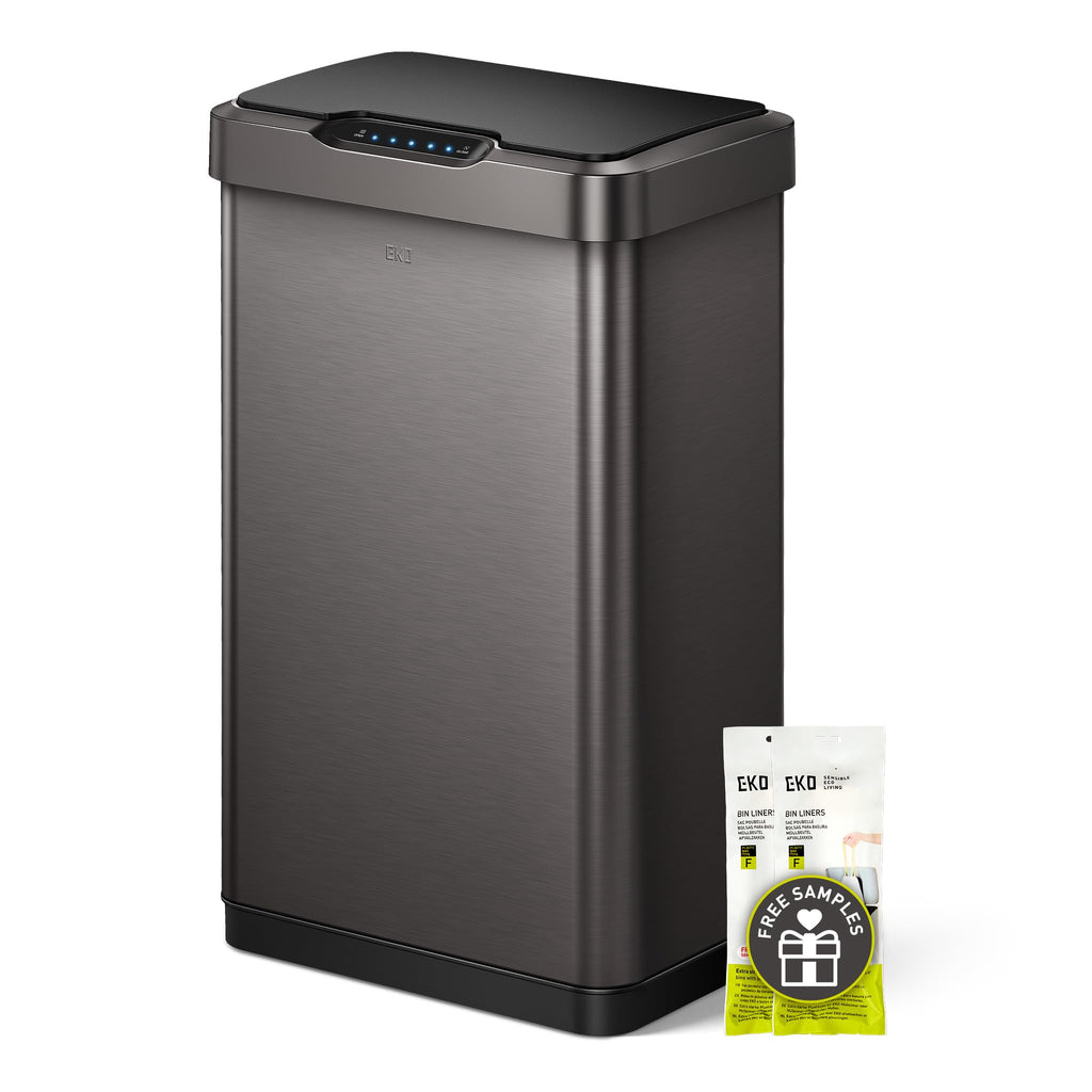 13.2 Gal Stainless Steel Motion Sensor Trash Can F2011