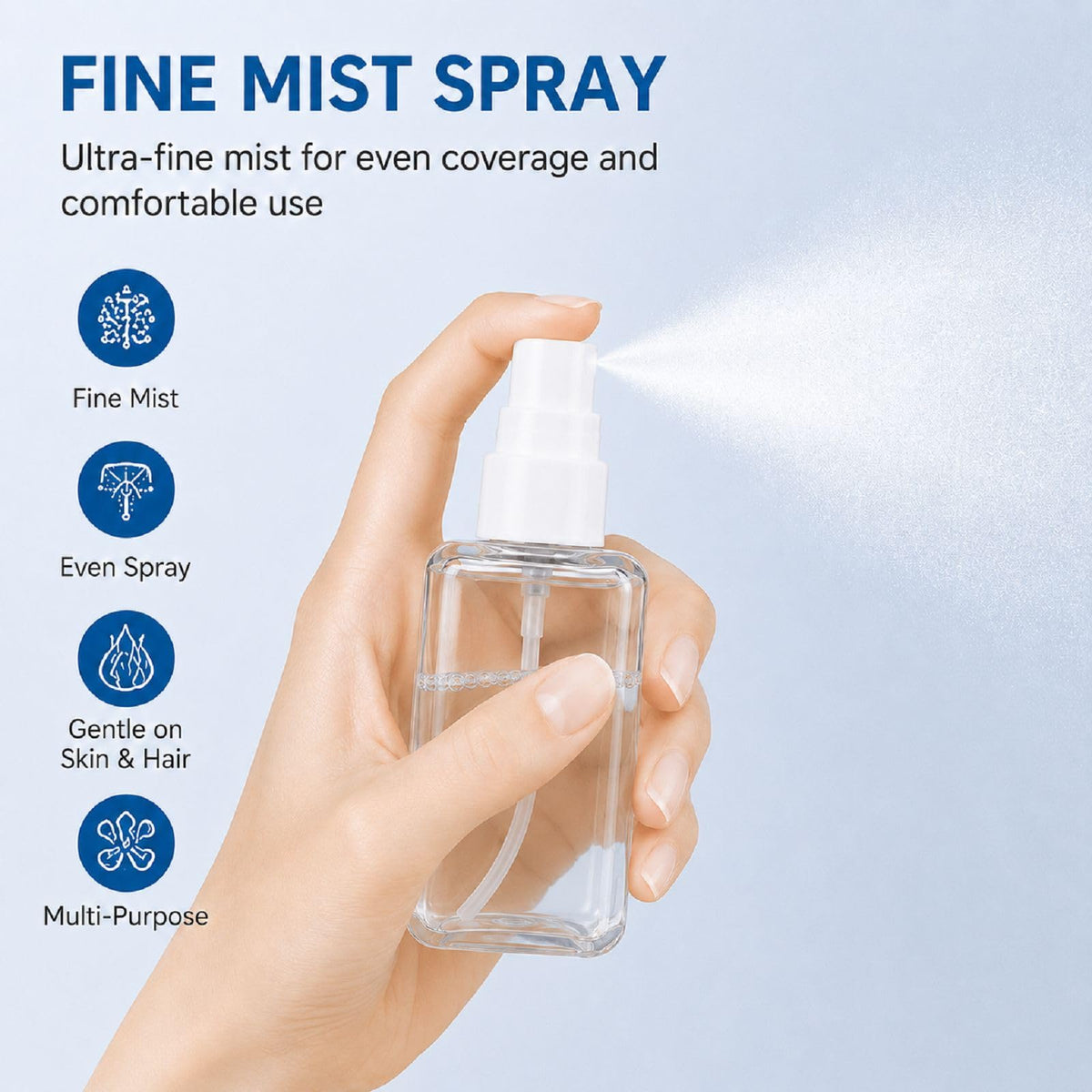 2 Pack 2.7oz Fine Mist Spray Bottles V192