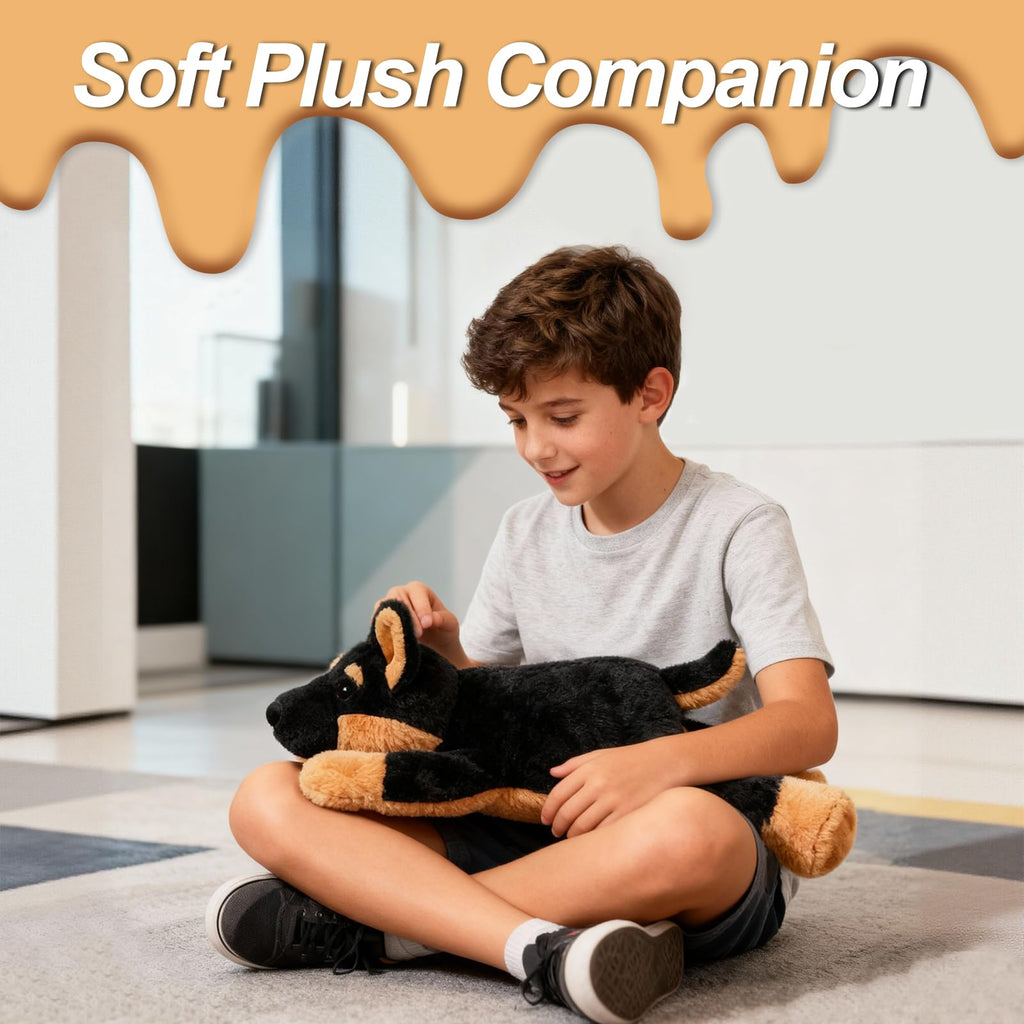 20" 4.1 lbs German Shepherd Plush Hugging Pillow Q6639