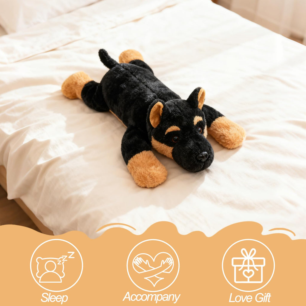 20" 4.1 lbs German Shepherd Plush Hugging Pillow Q6639