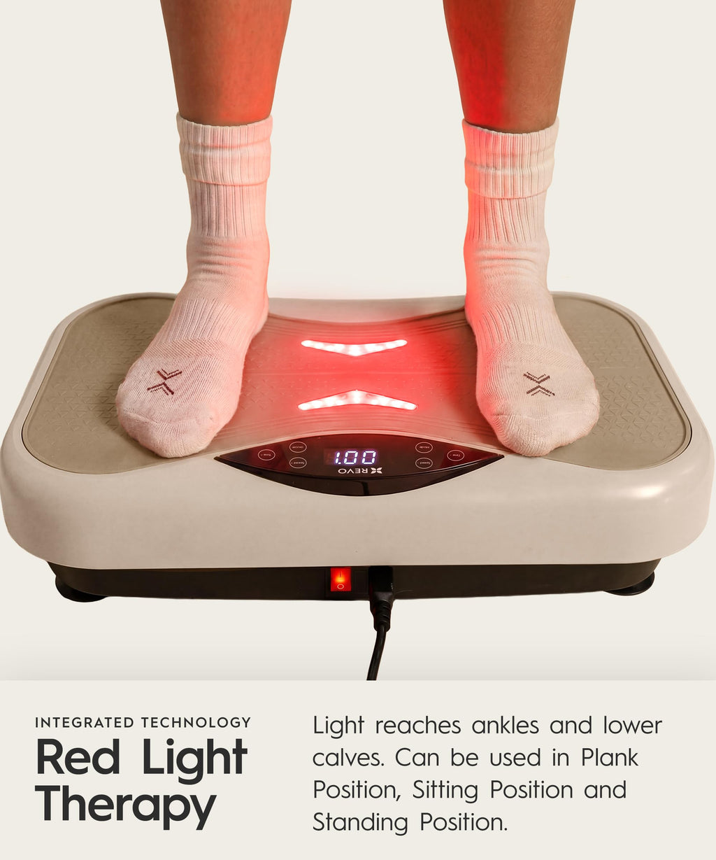 Vibration Plate with Resistance Bands and Remote J755