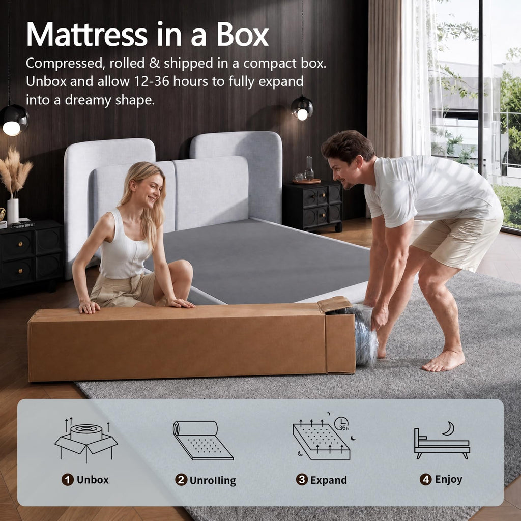 12 Inch Full Hybrid Mattress with Pocket Springs & Cooling Memory Foam O505