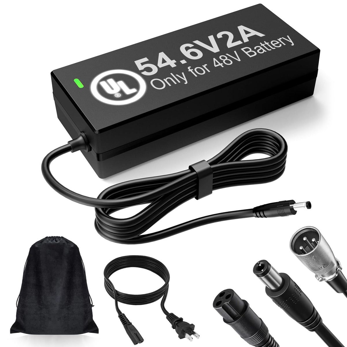 54.6V 2A Lithium Battery Charger J51024