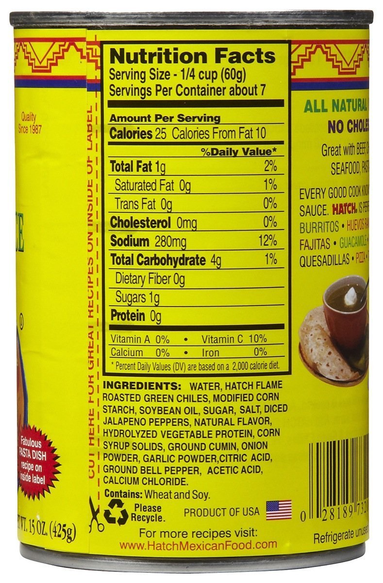 Green Chile Enchilada Sauce Medium 15 oz U1053