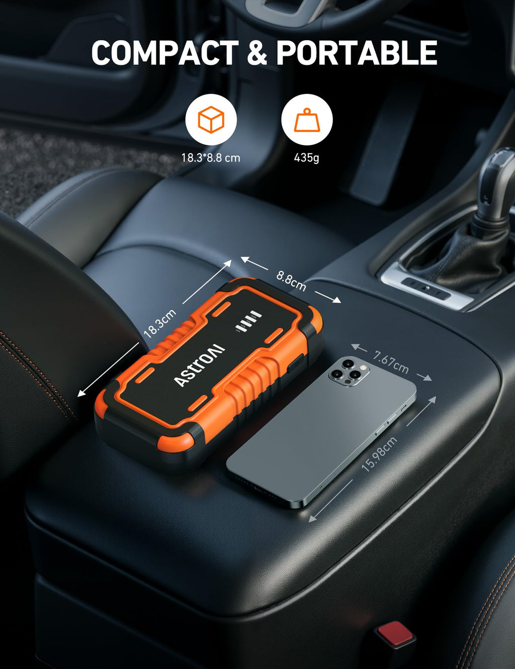 12V 5000A Lithium Car Jump Starter O188