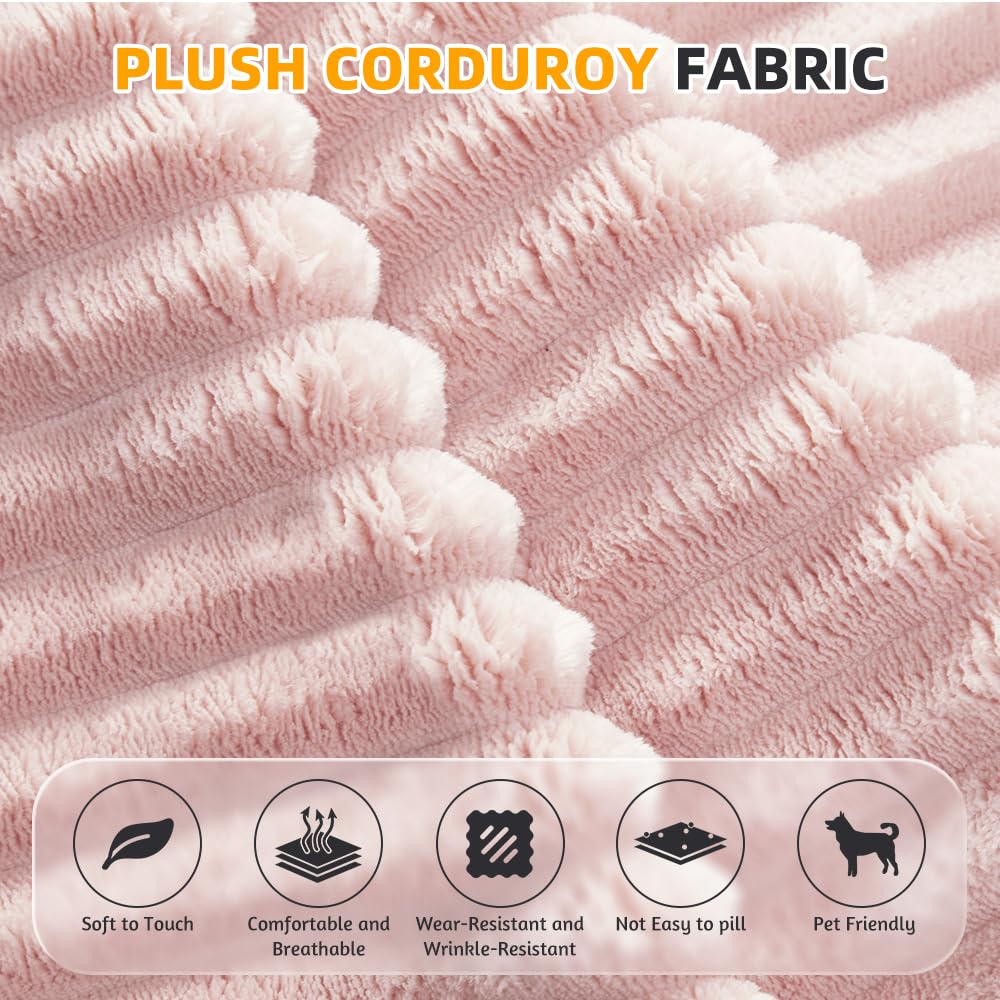 King Size Corduroy Futon Sofa Bed I3549