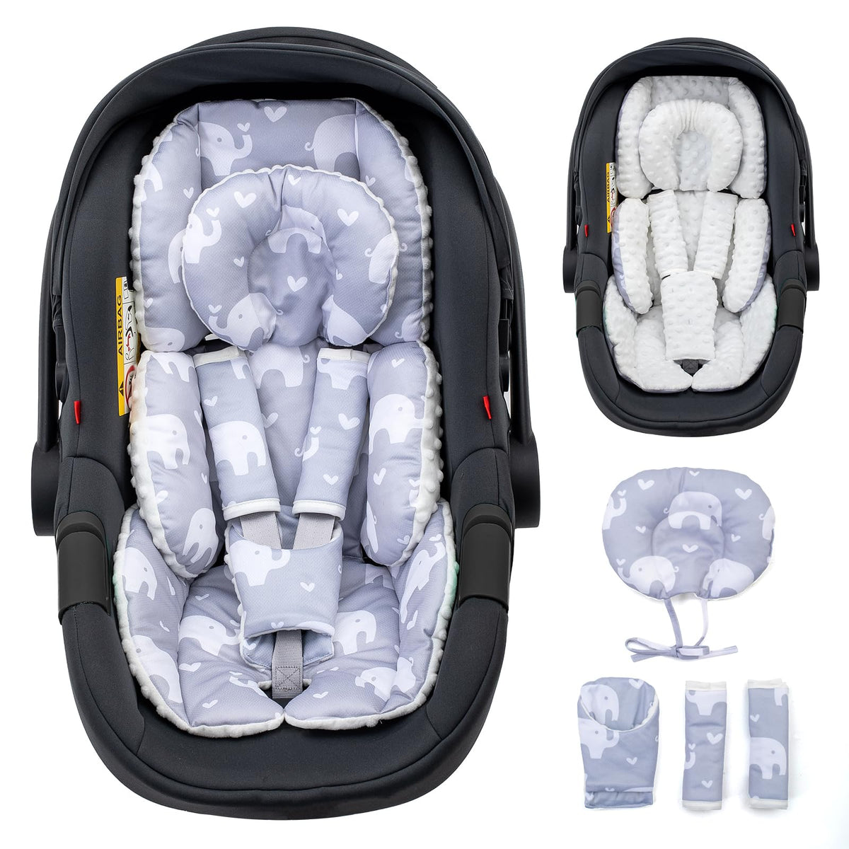 Infant Car Seat Insert with Headrest J290142