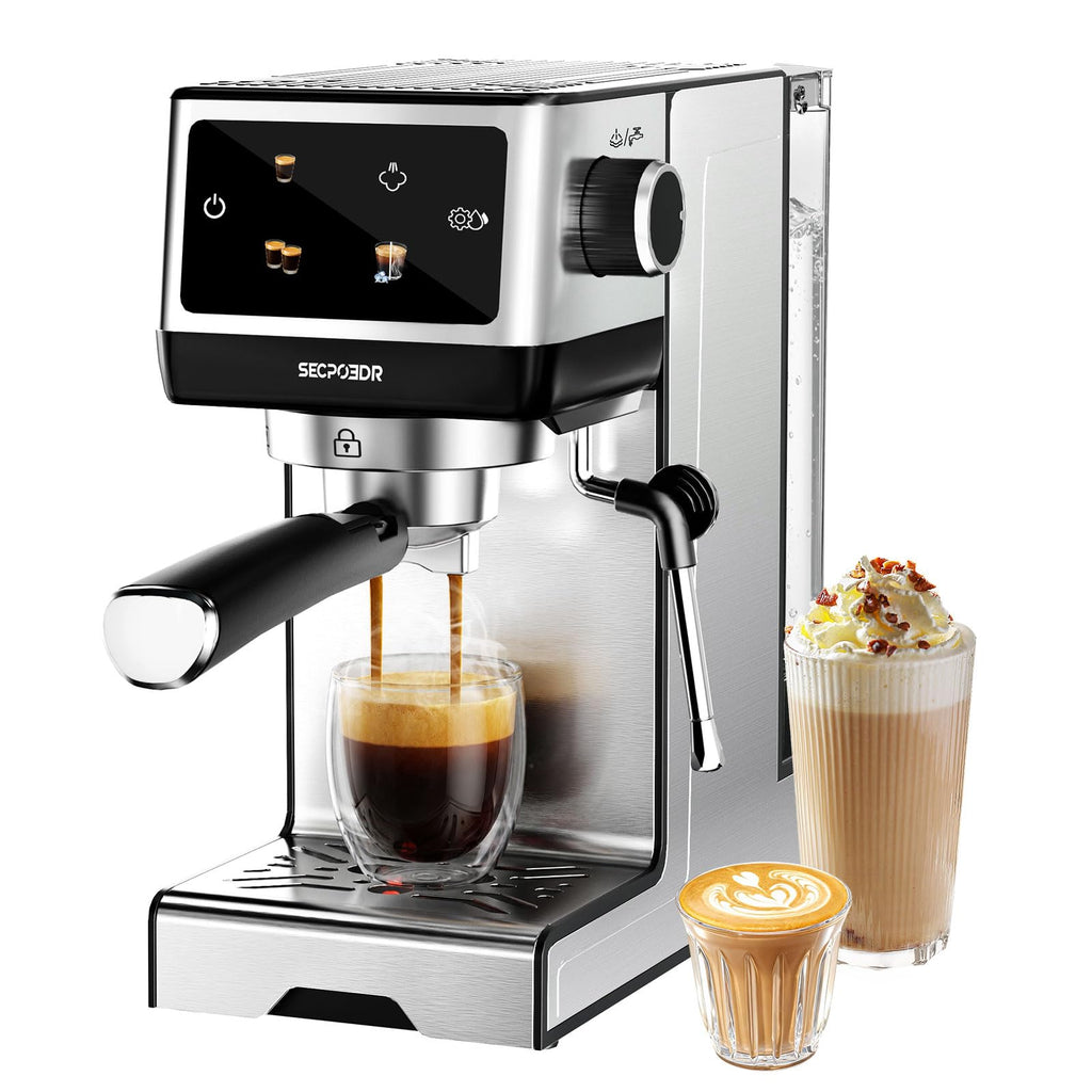 20 Bar Espresso Machine with Milk Frother M478539