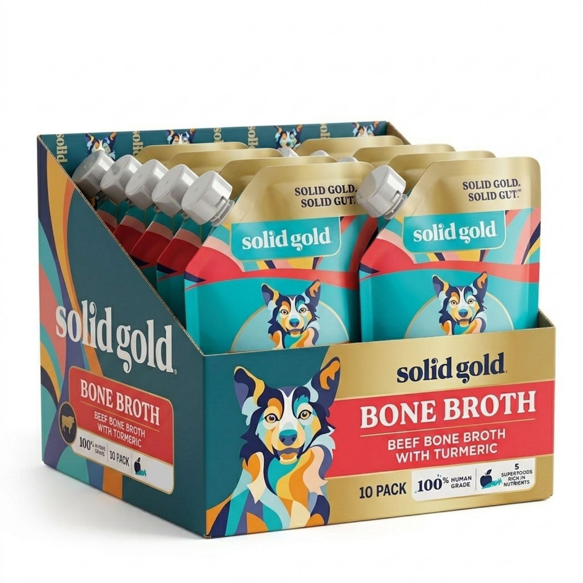 Solid Gold Beef Bone Broth for Dogs E6039