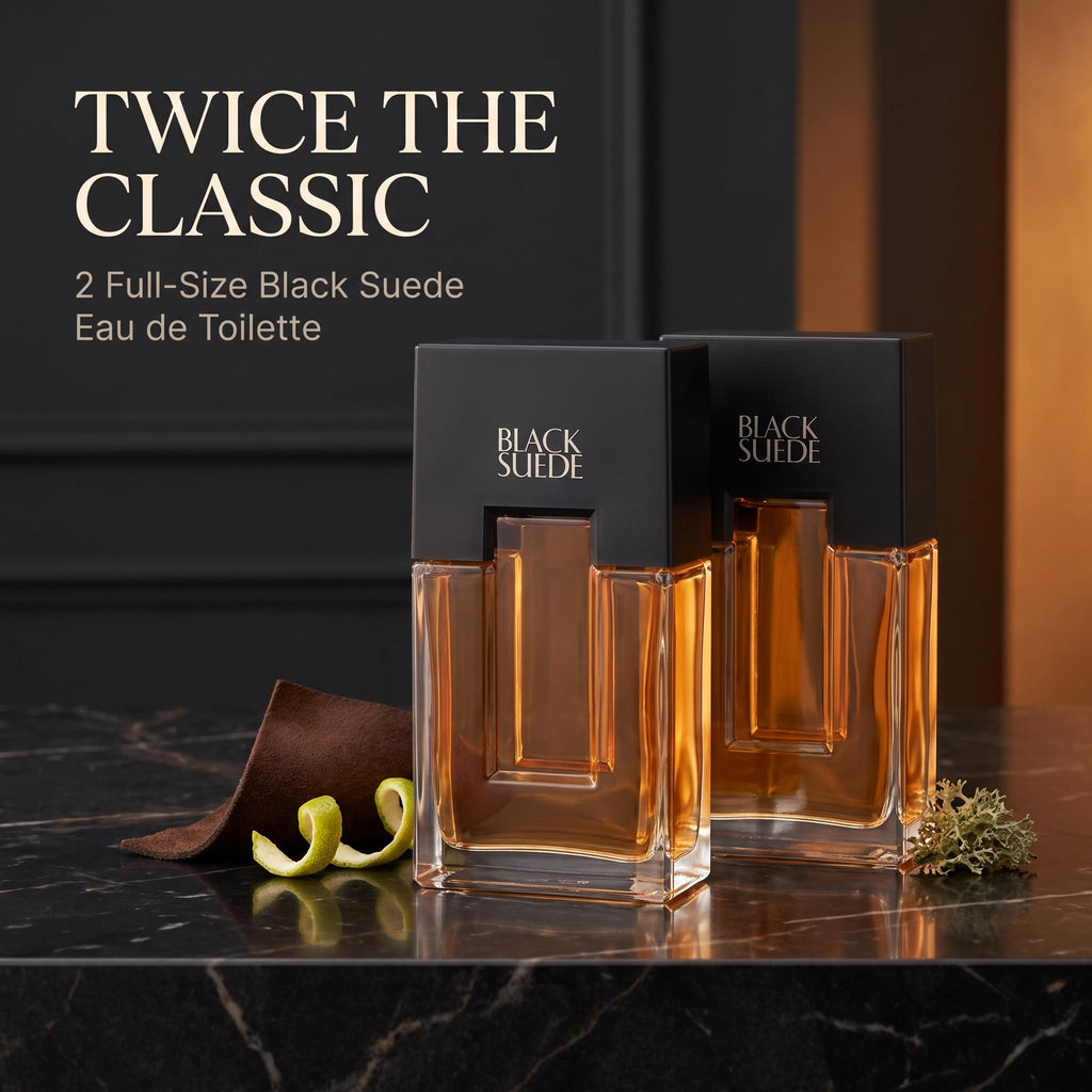 Black Suede Eau De Toilette Spray 3.4 oz 2 pack N14754