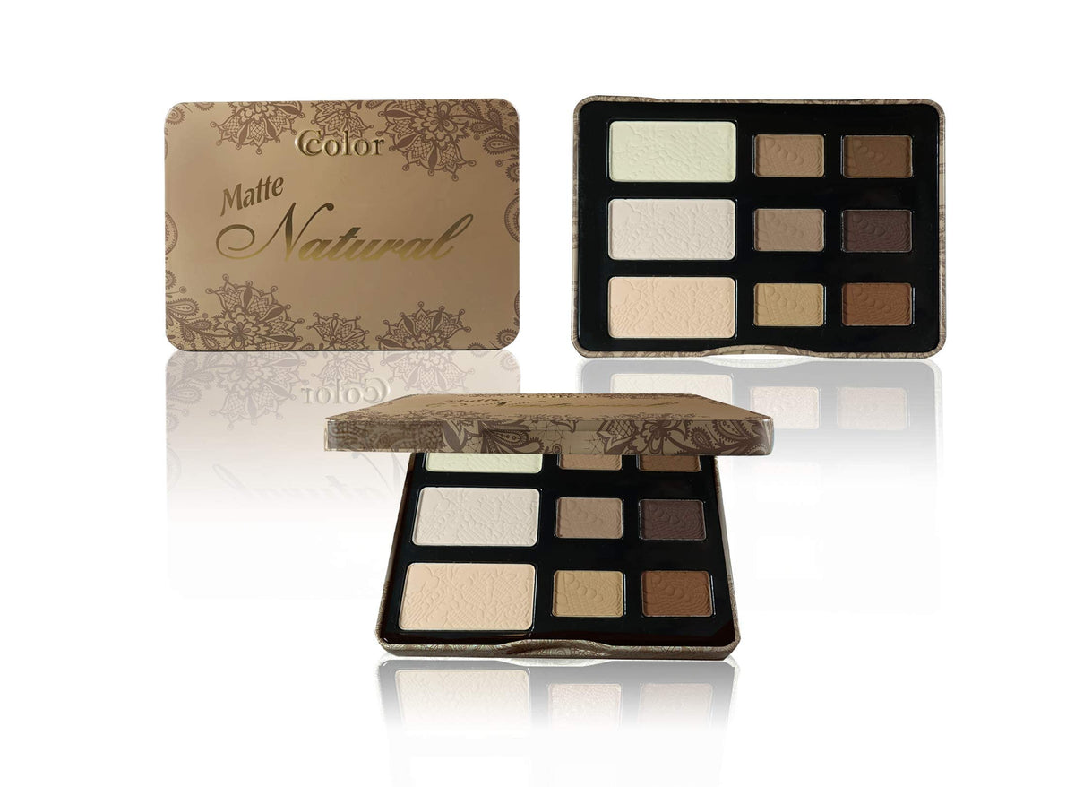 9-Color Matte Eyeshadow Palette D54949