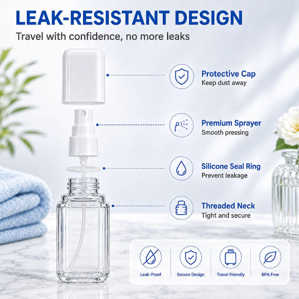 2 Pack 2.7oz Fine Mist Spray Bottles V192