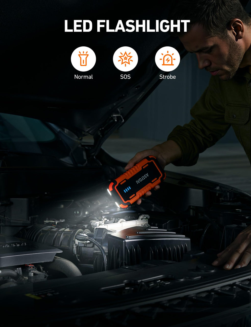 12V 5000A Lithium Car Jump Starter O188
