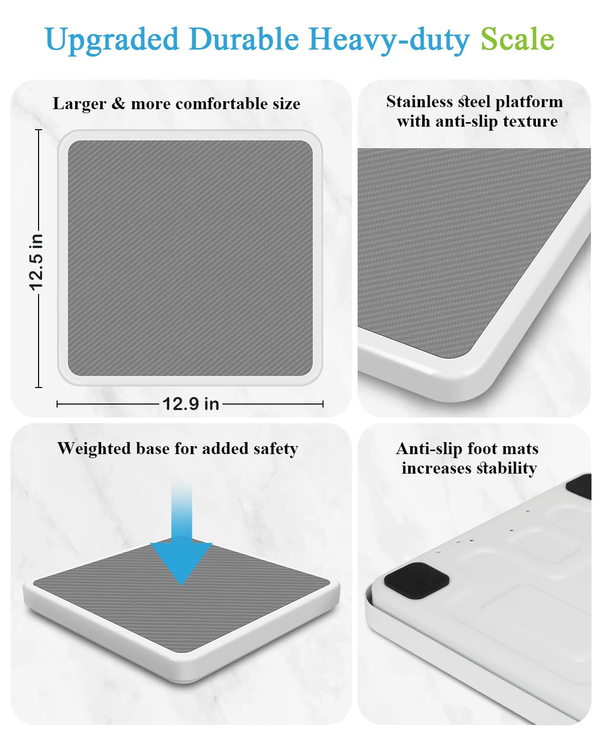 660 lb Digital Medical Floor Scale G4580