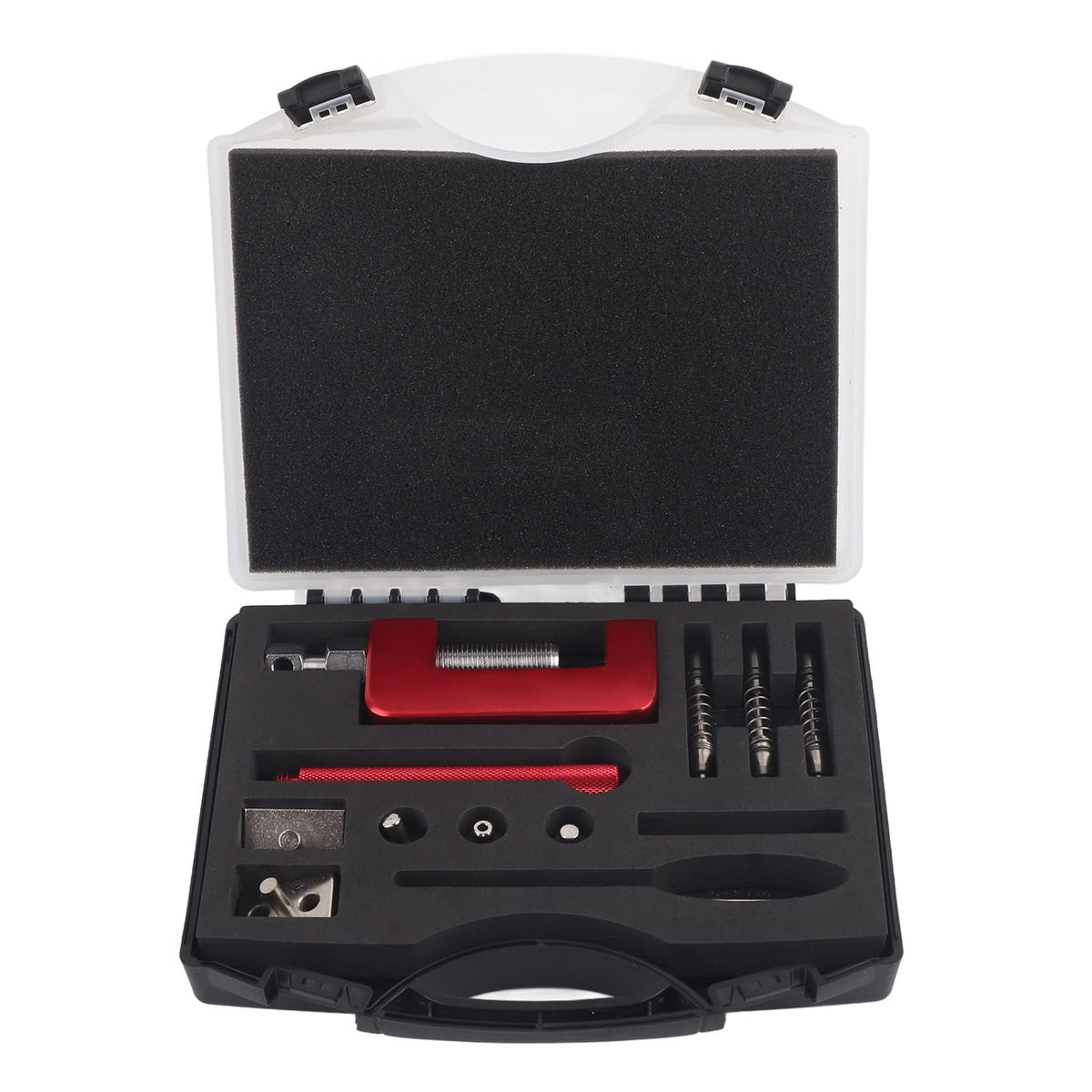 12 Pcs Motorcycle Chain Breaker Riveting Tool Set with Storage Box B92521