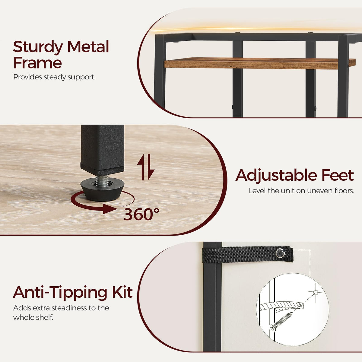 5-Tier Ladder Book Shelf W68807
