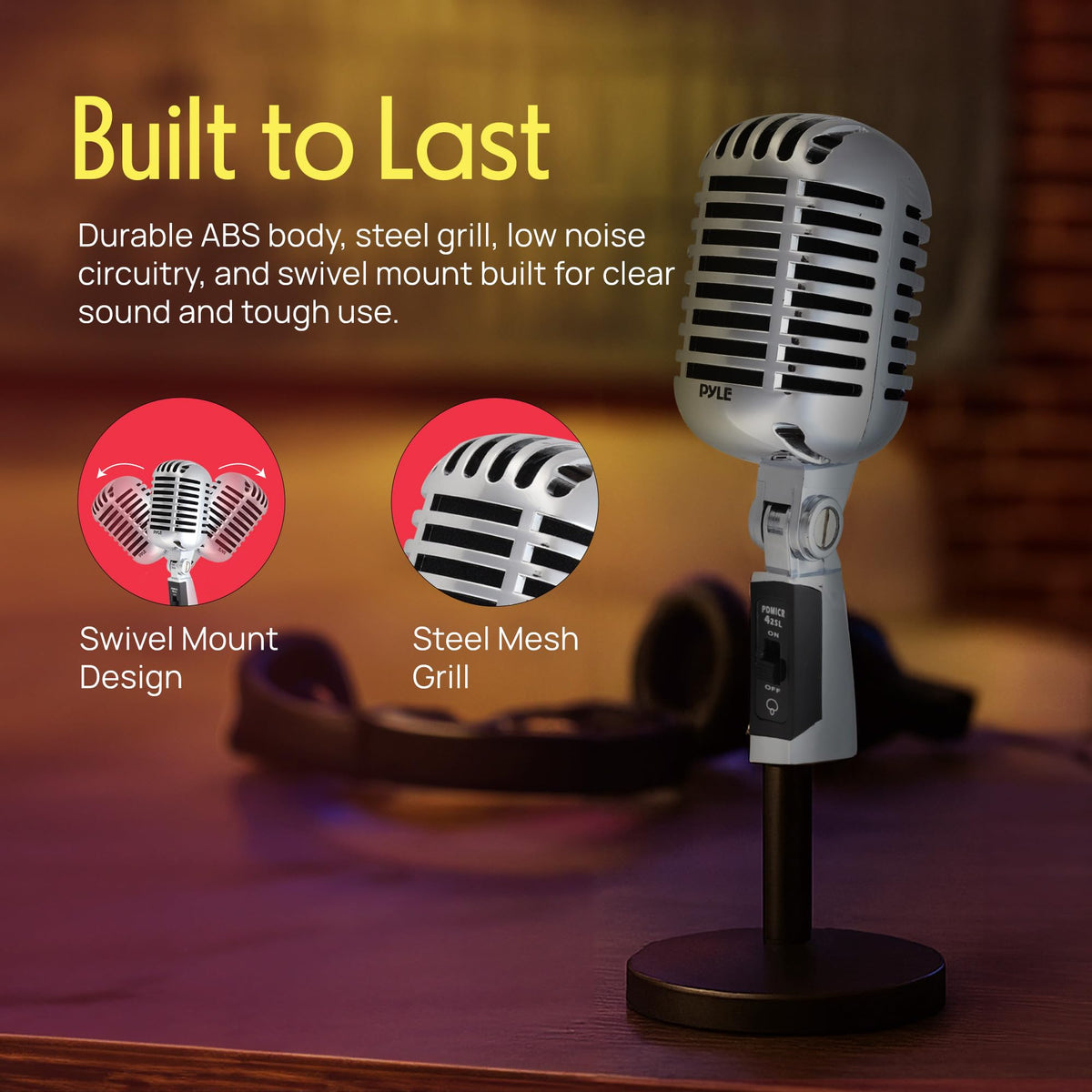 Classic Retro Dynamic Vocal Microphone U192
