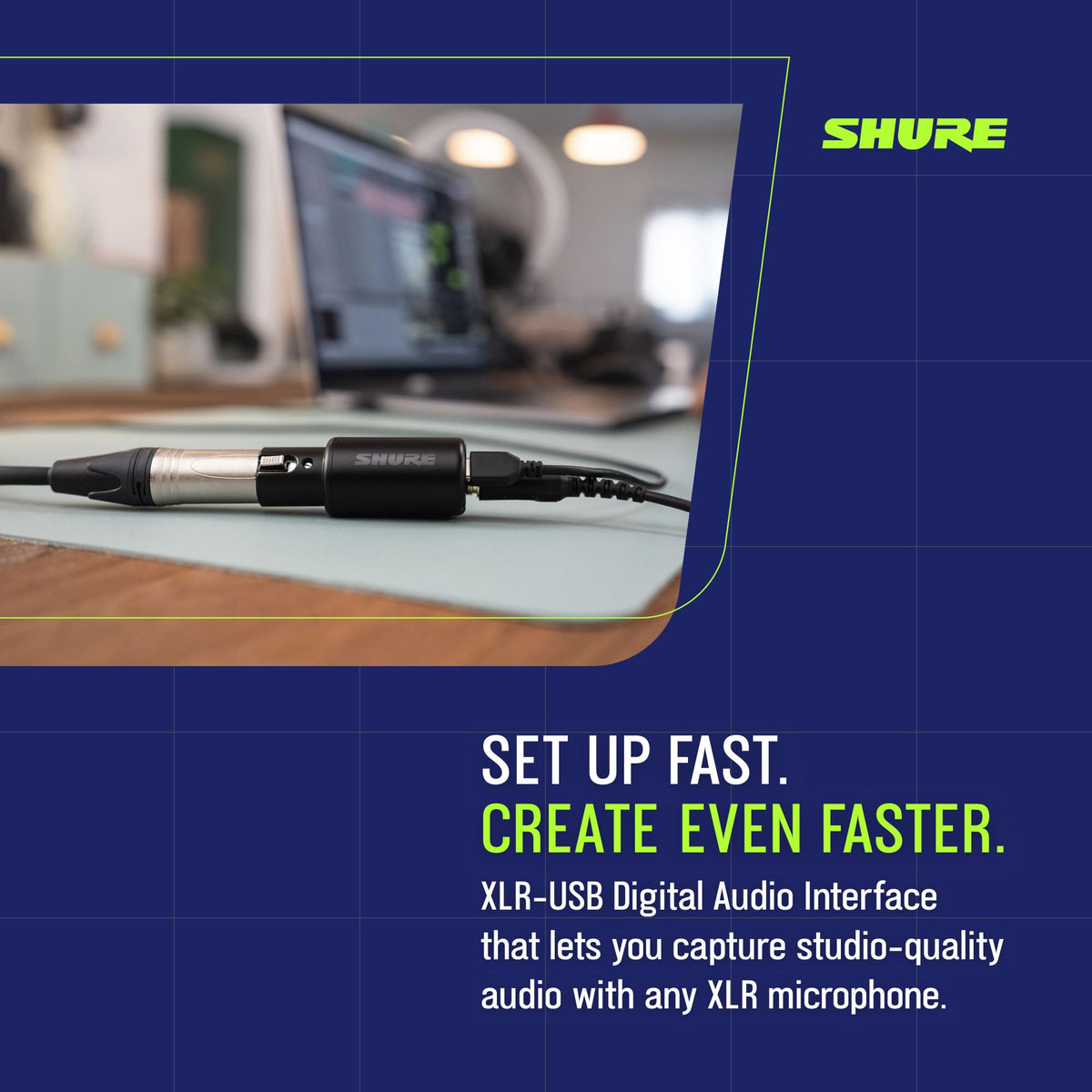 XLR-to-USB-C Audio Interface P534