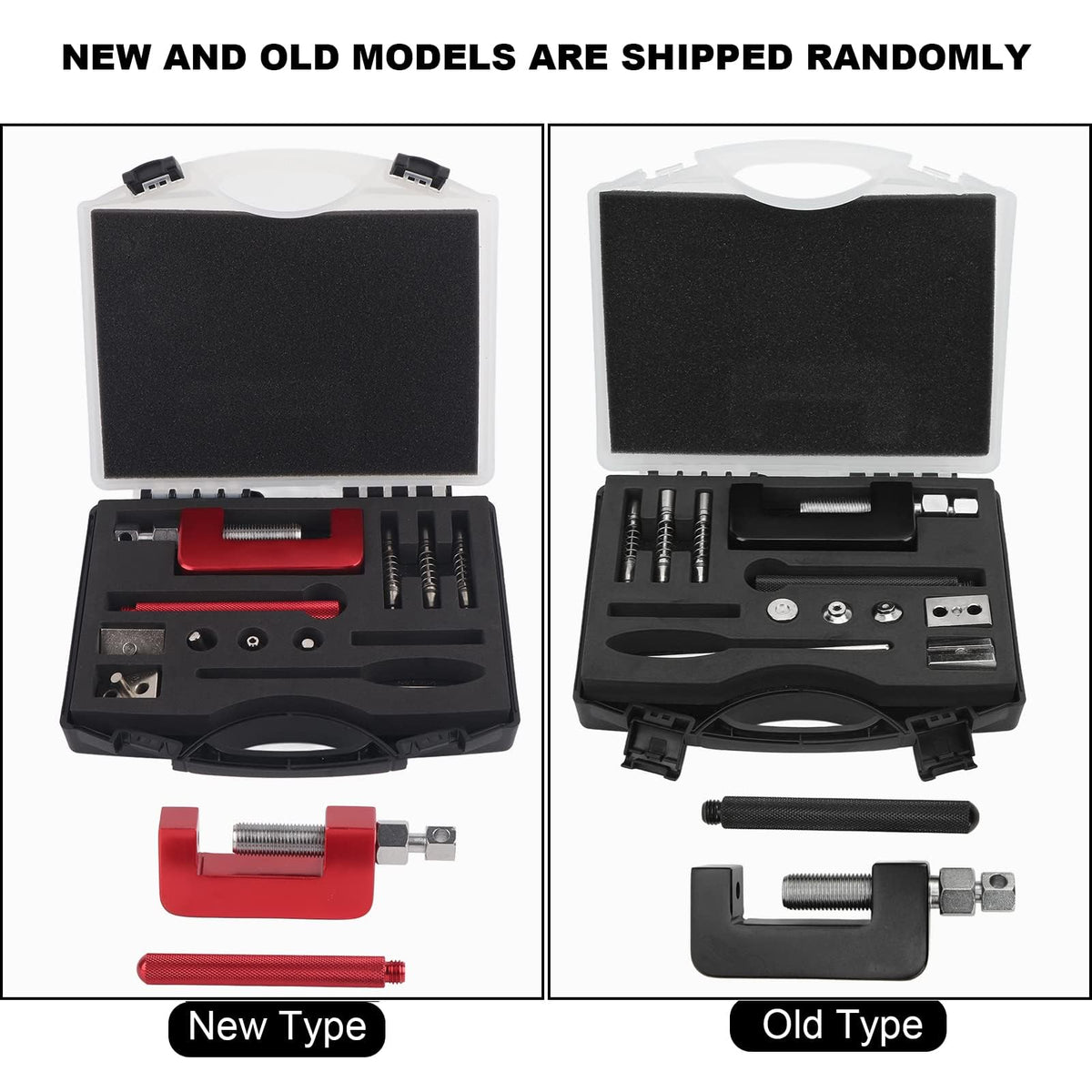 12 Pcs Motorcycle Chain Breaker Riveting Tool Set with Storage Box B92521