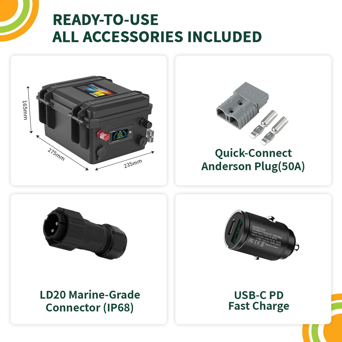 12V 120Ah LiFePO4 Battery K980