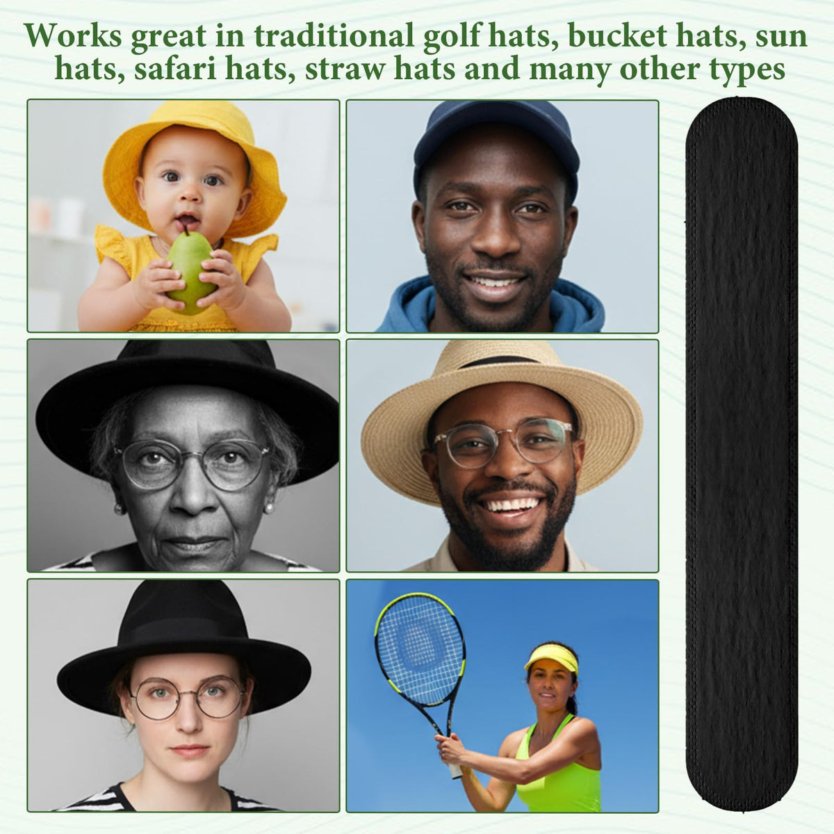 30 Pcs Disposable Hat Sweat Liner Sweatband Inserts O3841