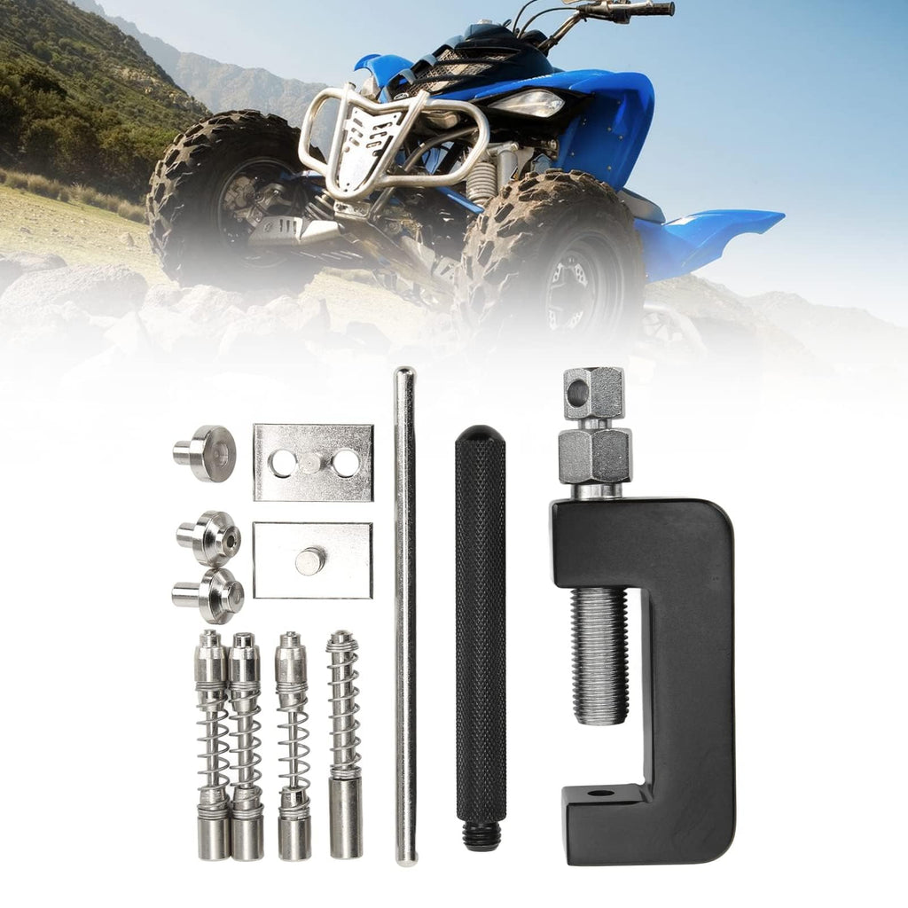 12 Pcs Motorcycle Chain Breaker Riveting Tool Set with Storage Box B92521