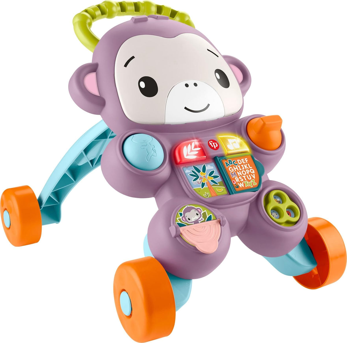 Purple Monkey Baby Walker with Music Lights & Activities X699137