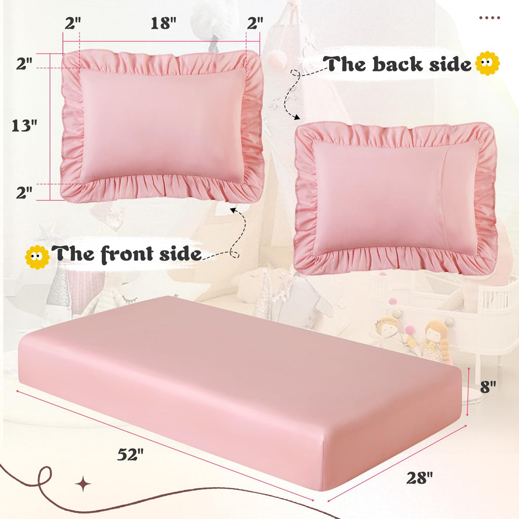 Light Pink Toddler Sheet Set Q438818