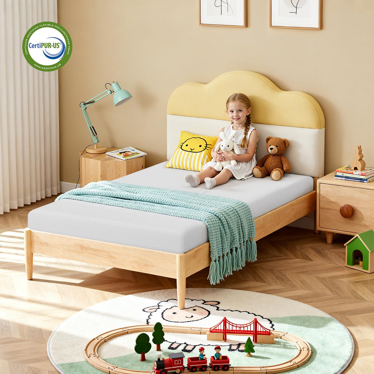 6 Inch Twin Gel Memory Foam Mattress C509