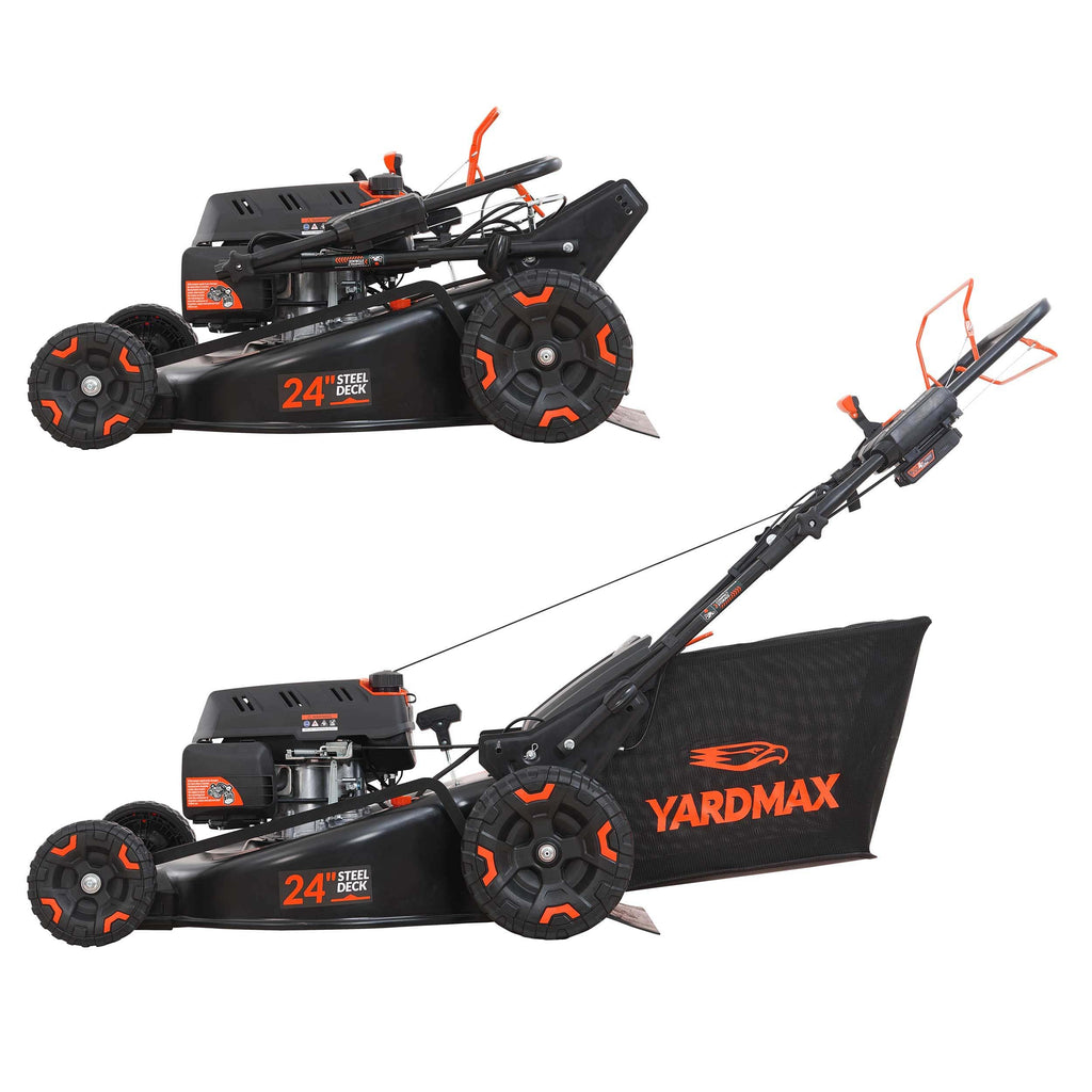 24 in. 201cc Gas Self Propelled Lawn Mower H71217