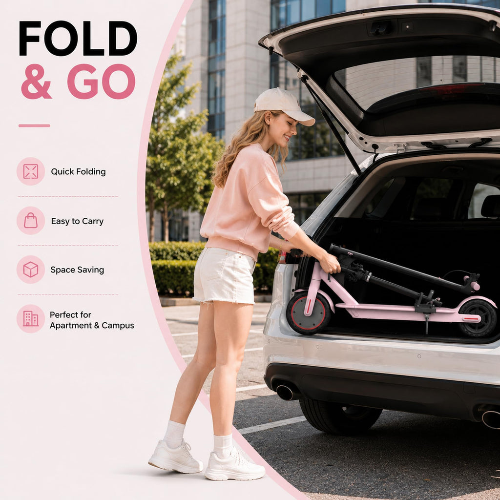 350W/500W Electric Scooter with Seat, Dual Suspension K382