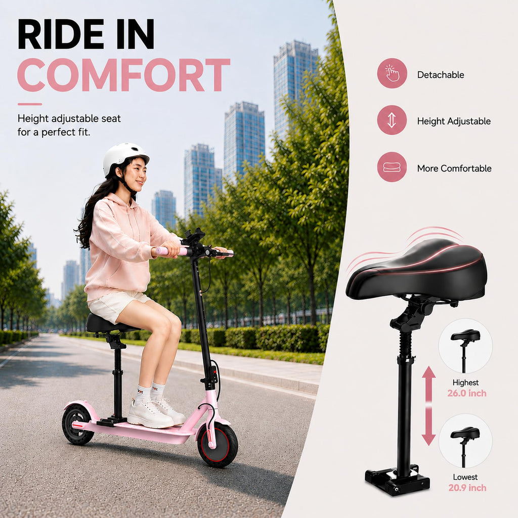 350W/500W Electric Scooter with Seat, Dual Suspension K382