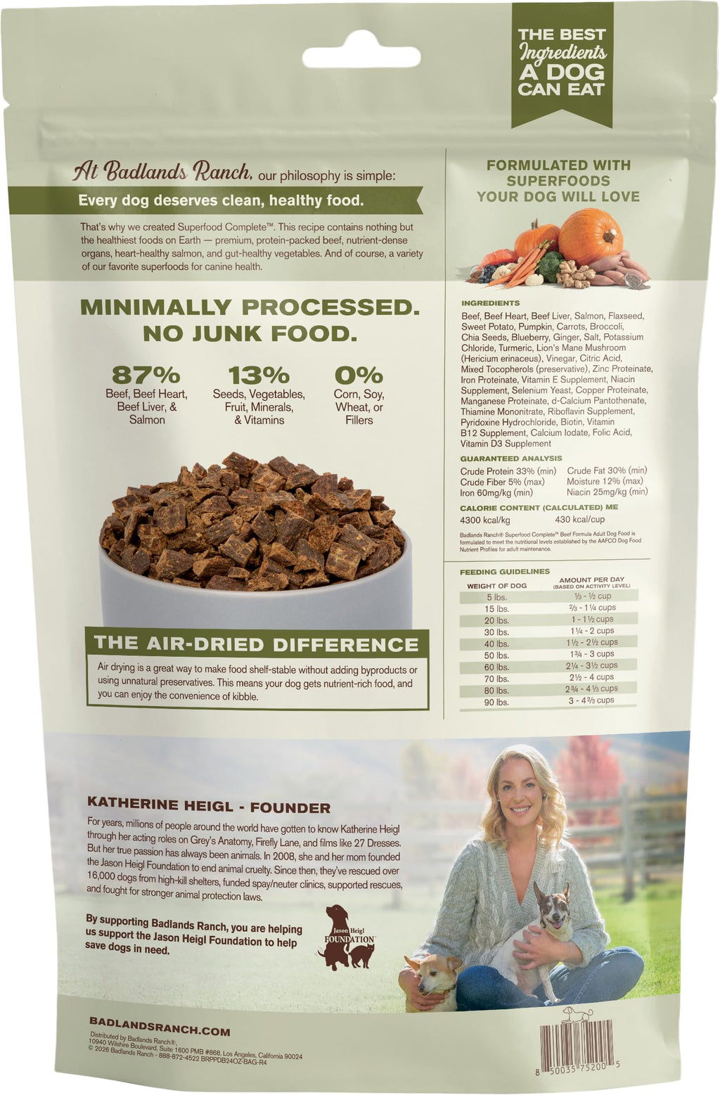 Air-Dried Beef Dog Food 24 oz W27046