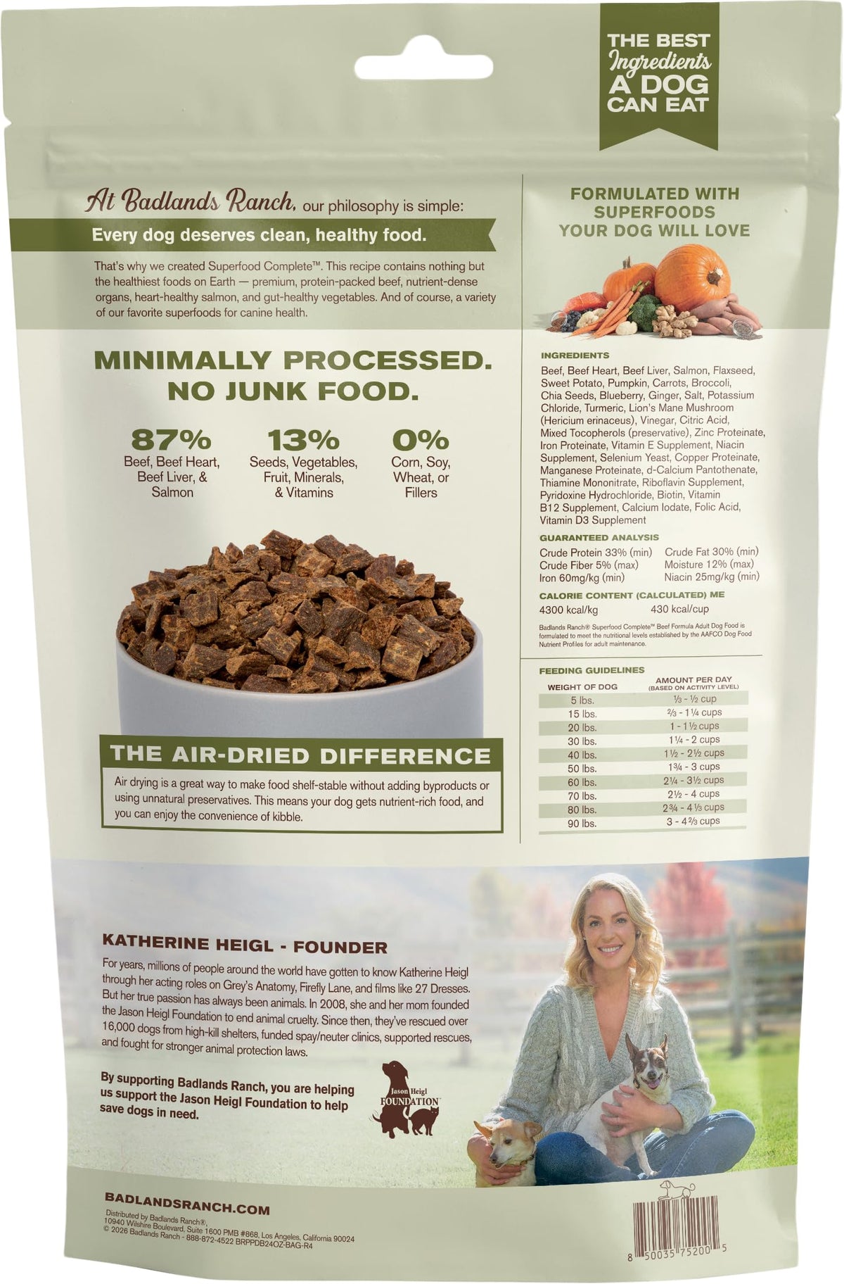 Air-Dried Beef Dog Food 24 oz W27046