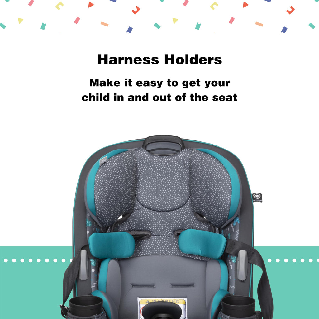 Convertible Car Seat, Rear Facing 5-40 pounds, Forward Facing 30-65 pounds, Booster 40-100 lbs F637648