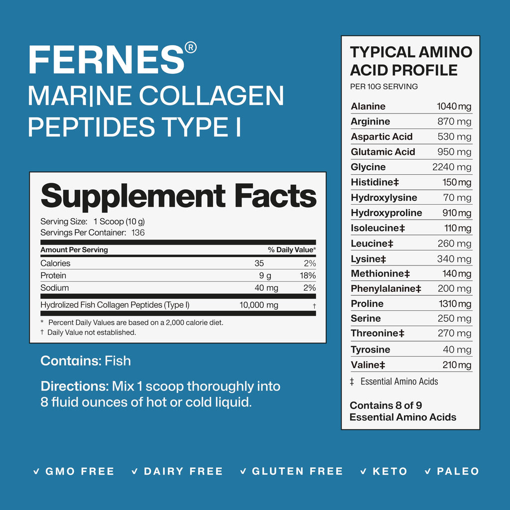Marine Collagen Peptides Powder 3 LB Bulk S3275