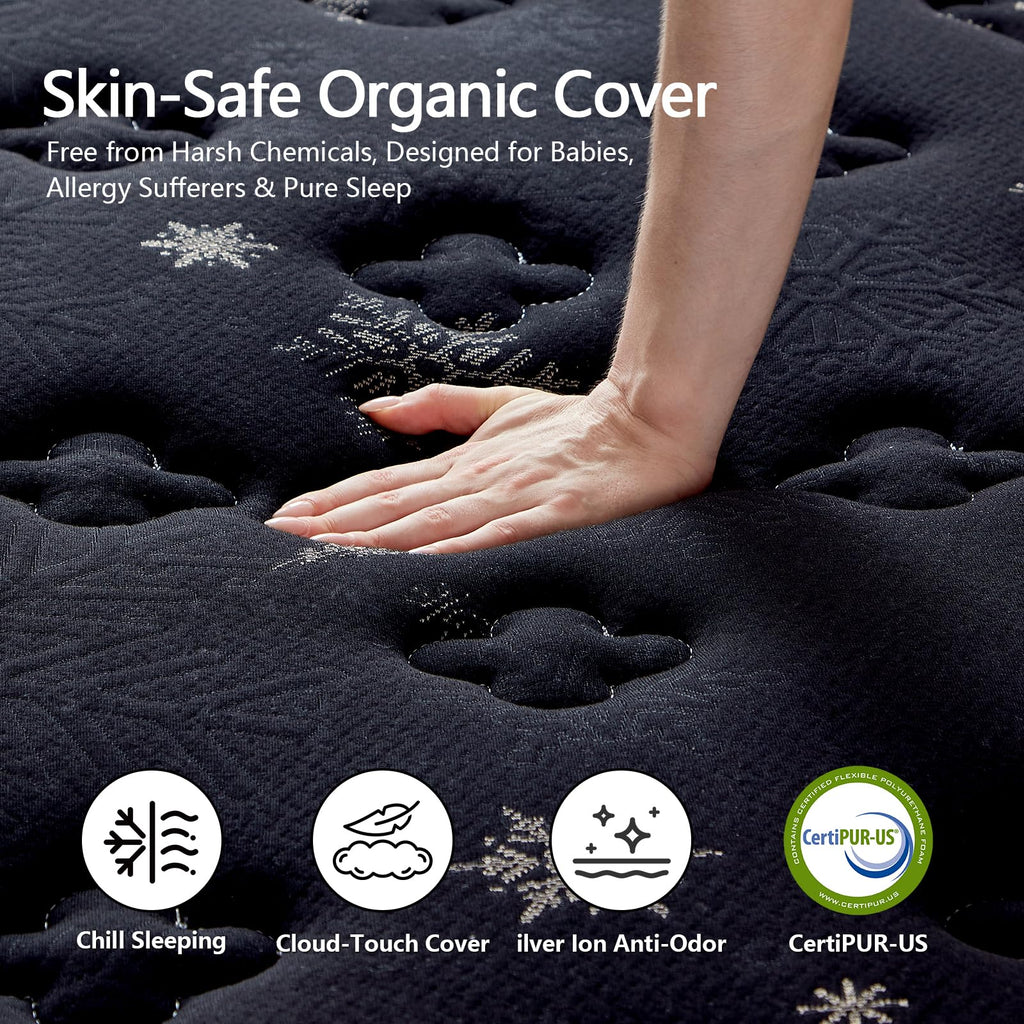 12 Inch Full Hybrid Mattress with Pocket Springs & Cooling Memory Foam O505