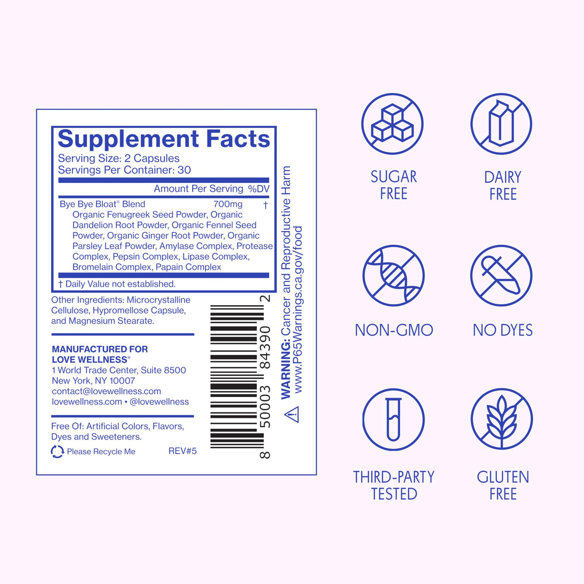 Digestive Enzymes Capsules P5980