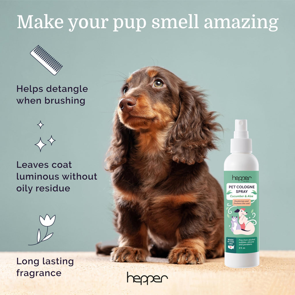 Pet Cologne Spray for Dogs & Cats Cucumber & Aloe 8oz B4930