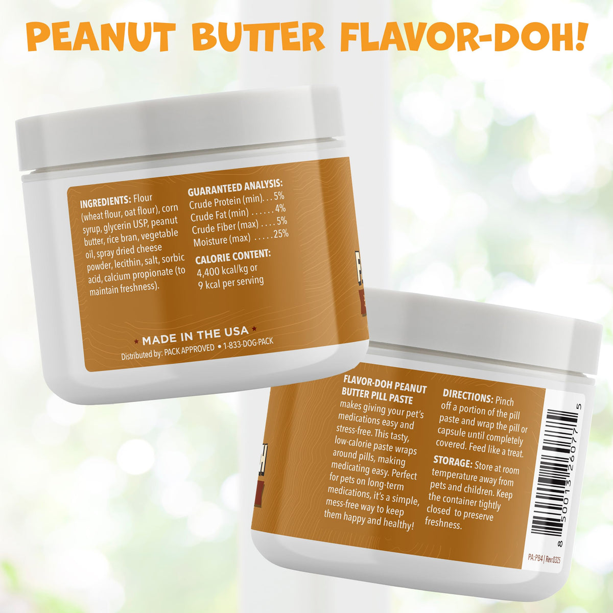 Peanut Butter Pill Wrap for Dogs 4.2oz I86760