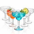 6 Pack 16oz Clear Acrylic Margarita Glasses T4838