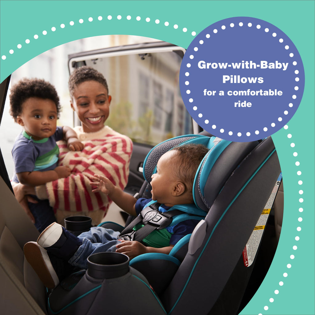 Convertible Car Seat, Rear Facing 5-40 pounds, Forward Facing 30-65 pounds, Booster 40-100 lbs F637648