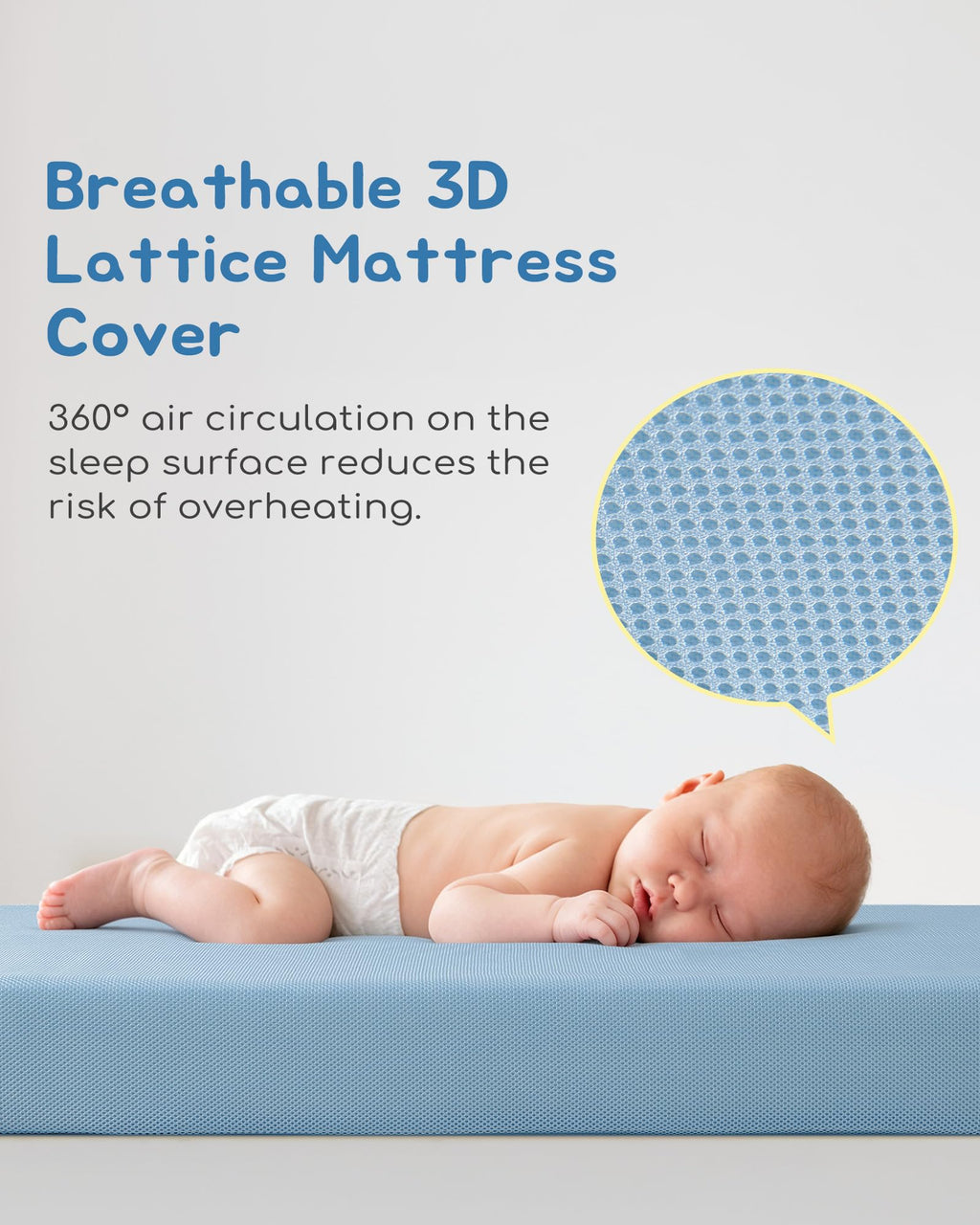Breathable Waterproof Crib Mattress T90162