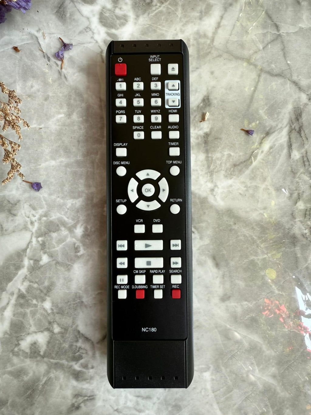 Replacement Remote Control for VCR/DVD Player Combo Recorder D795