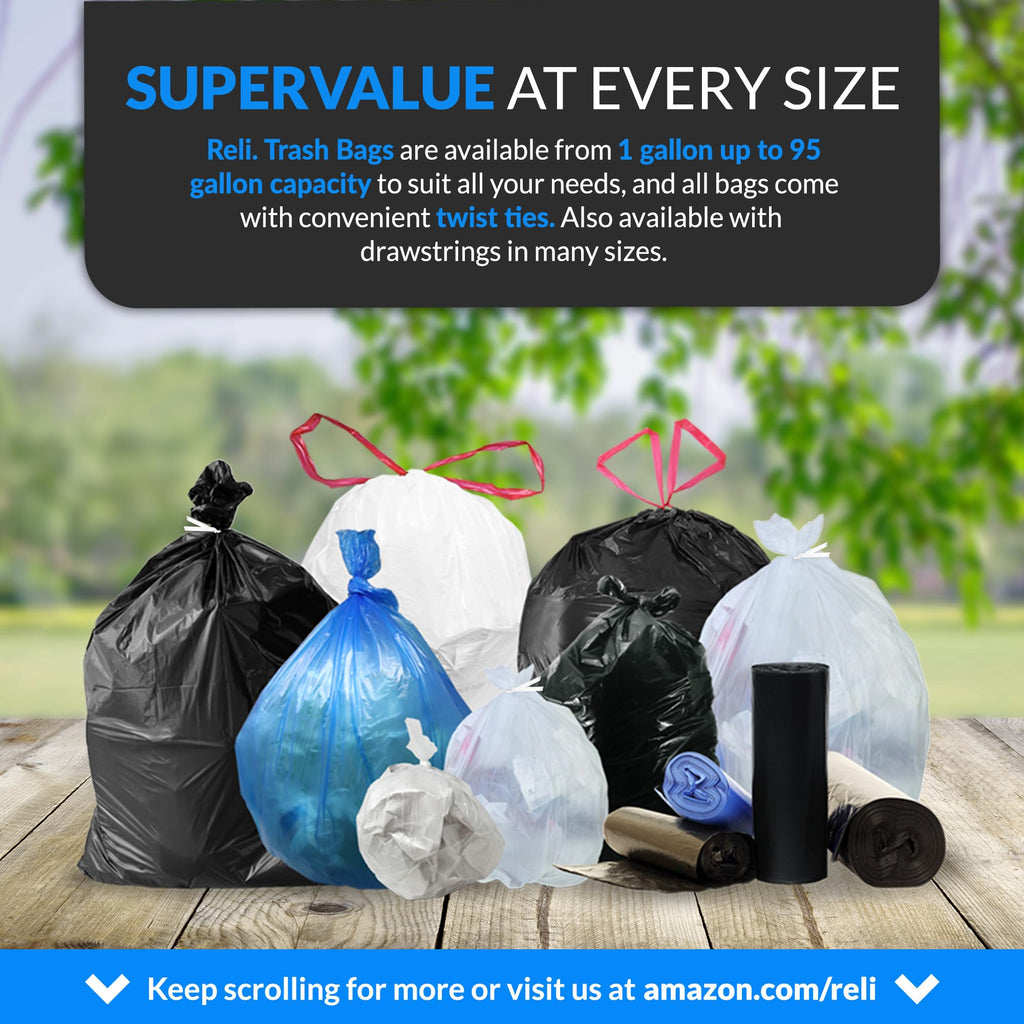 30 to 33 Gallon Heavy Duty Trash Bags U6466