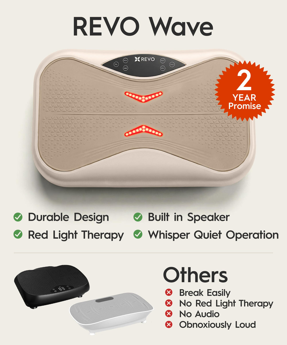 Vibration Plate with Resistance Bands and Remote J755