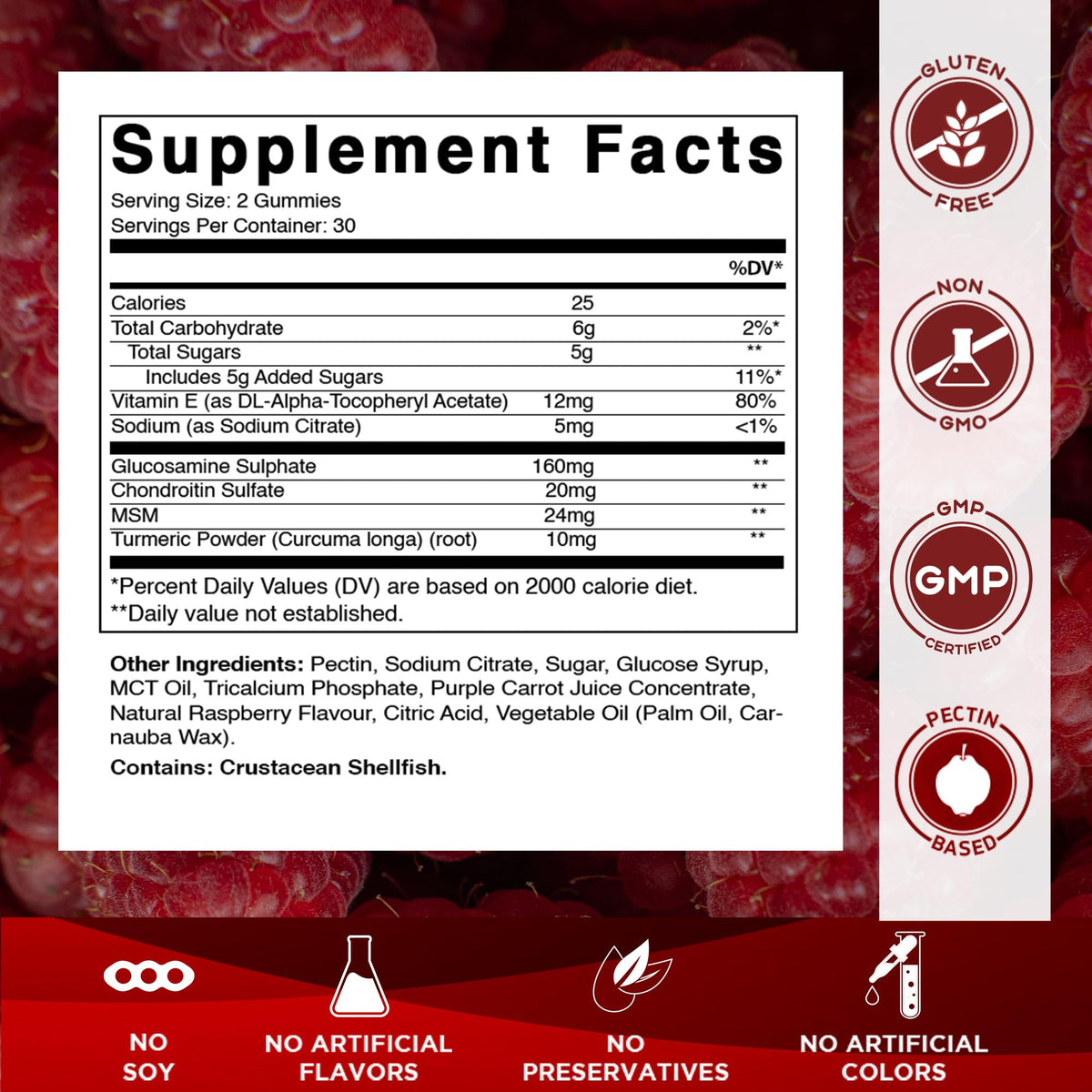 Glucosamine Chondroitin with MSM 60 Gummies 2 Pack Y315962