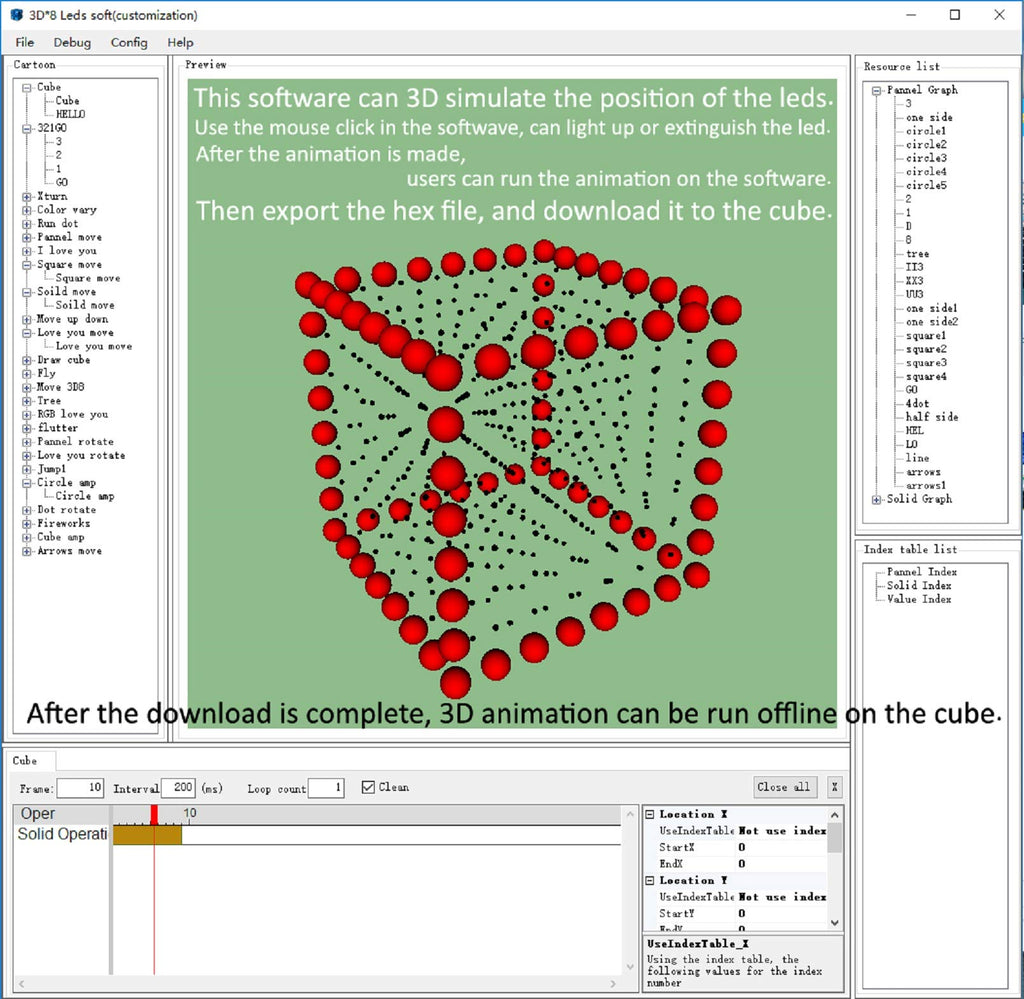 3D Led Cube DIY Electronics Kit 8x8x8 Led Cube DIY Soldering Project Kit T57289