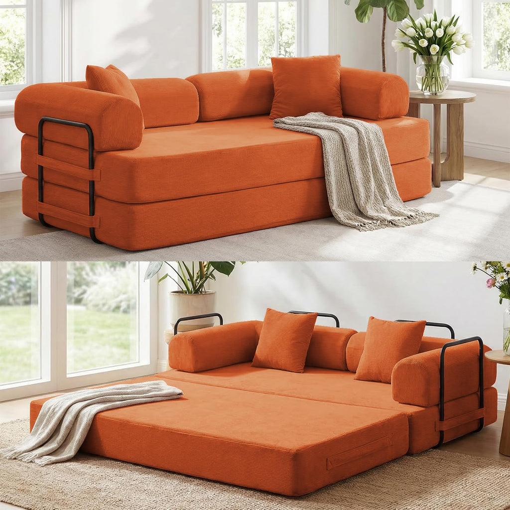 4-in-1 King Convertible Floor Sofa Bed U7675