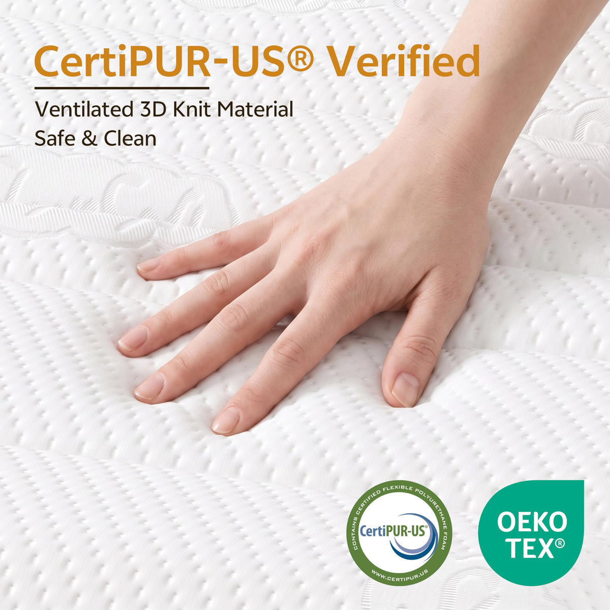 12 Inch Cooling-Gel Memory Foam Pocket Spring Hybrid Mattress R4844
